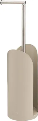 Produktbild von 5five Simply Smart | Toilettenpapierhalter - Flex - Beigefarben - Metall - Modernes Design - Platz für Ersatzrollen