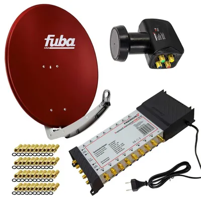 Produktbild von PremiumX SAT Anlage Fuba DAA 780 R Antenne 5/16 Multischalter LNB F-Stecker