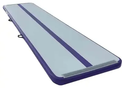 Immagine prodotto di Tappetino da ginnastica gonfiabile, in PVC resistente, versatile per yoga e fitness, viola, 400x100x10 cm-c