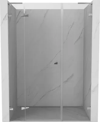 Obrázok produktu pre Mexen Lunar L sprchové dvere ľavé 145 cm, transparentné, chróm - 834SL-145-050-01-00-L