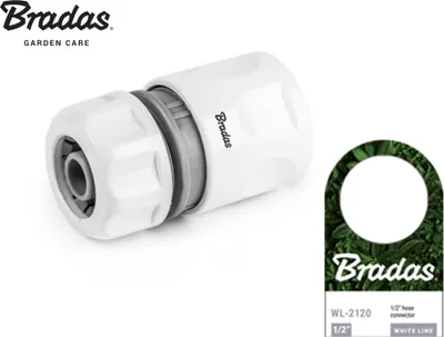 Image de BRADAS WL-2120 - Raccord de tuyau Adaptateur de tuyau 1/2" à 5/8