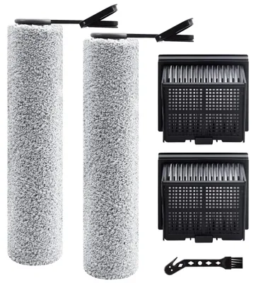 Bürstenrolle + HEPA-Filter für Tineco Floor One S9 Master, 4-teilig