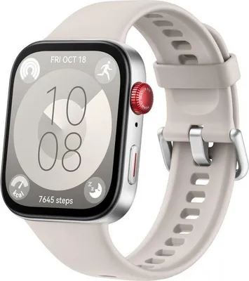 Obrázok produktu pre Inteligentné hodinky Huawei Watch Fit 3, AMOLED displej 1,82", výdrž batérie 10 dní, Bluetooth 5.2, biela farba