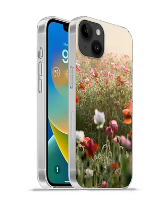 Produktbild von MuchoWow® Handyhülle Schutzhülle Hülle für Apple iPhone 14 Plus - Soft case Mohn - Farben - Pastell Silikon Softcase Handy Hülle - Abbildung