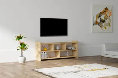 Produktbild von Skye Decor, Pera - Sapphire, Fernsehtisch, Nussbaum, 100 % MELAMINBESCHICHTETE SPANPLATTEN, 120 x 28 x 55 cm