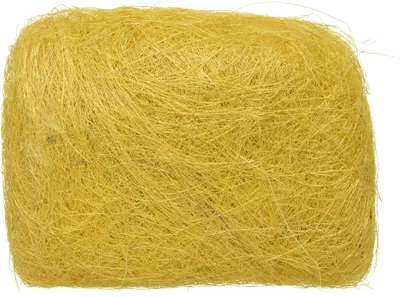 Produktbild von Decoris Dekoration Sisal H18cm Gelb