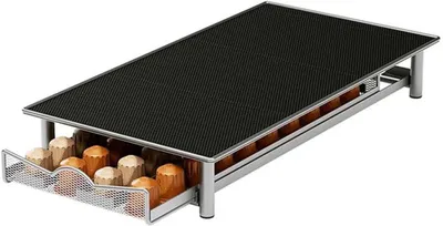 Productafbeelding van Metalen houder voor koffiekapsules, geschikt voor 40 capsules