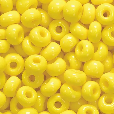 Produktbild von Rocailles 5 mm zitronengelb  VE=5x35g