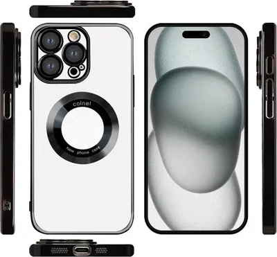 Produktbild von MagSafe Hülle für Apple iPhone 15 Pro Max Handy Schutz Silikon Magnet Case Tasche Schutzhülle Induktives Laden Qi - SCHWARZ