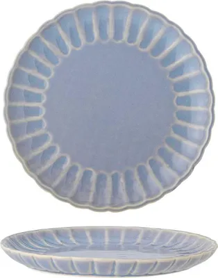 Produktbild von Bloomingville Essteller LATINA Hellblau 27 cm Keramik Teller