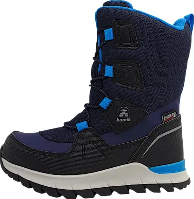 Image de Kamik Bouncer 2 - Bottes d'hiver pour enfants, modèle garçon, couleur bleue, chaussures de loisirs
