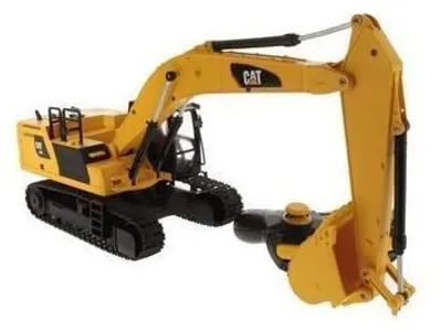 Obrázok produktu pre Diaľkovo ovládaný rýpadlo Cat 336 v mierke 1:24, určené pre deti a zberateľov