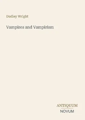 Produktbild von Vampires and Vampirism