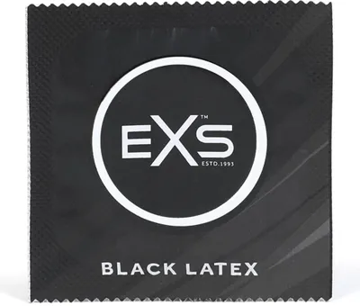 Zdjęcie produktu dla Prezerwatywy EXS Black Latex - Prezerwatywy - 100 sztuk