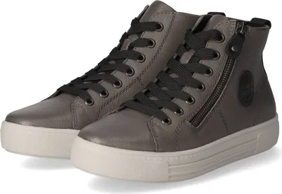 Produktbild von Remonte High Sneaker Damen Glattleder Grau Größe: 40