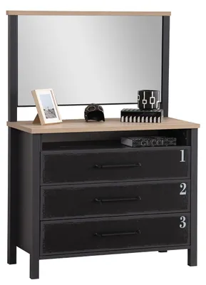 Immagine prodotto di Moderno tavolino da trucco grigio Camera da letto Tavolini da trucco in legno