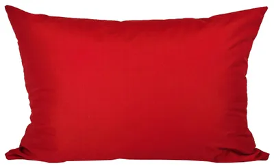 Produktbild von JACK 1x 30x50cm Outdoor Kissenhülle Bezug Kissen Hülle Lounge Garten Einfarbig, Farbe:Rot