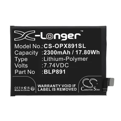 Immagine prodotto di TECHTEK Batteria compatibile con [Oppo] Find X5 5G, PFFM10 sostituisce BLP891