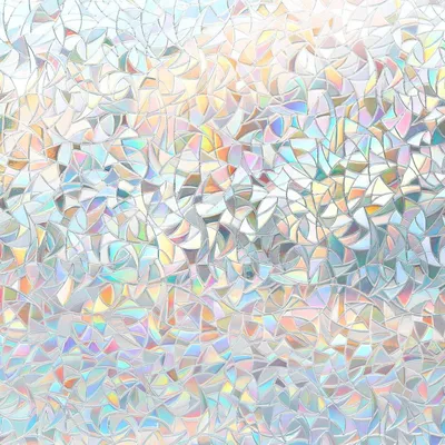 Immagine prodotto di Pellicola per vetri - Pellicola per la privacy - Decorazione per finestre - Effetto arcobaleno - 30 x 200 cm - Trasparente