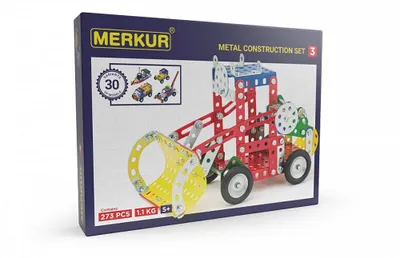 Obrázek produktu pro Merkur 3 stavebnice, 307 dílů, 30 modelů