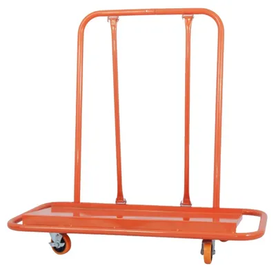 Image de Fourgonnette, capacité de charge de 1000 kg, conception robuste en métal, couleur orange