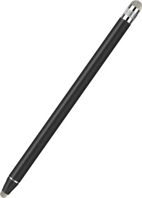 Zdjęcie produktu dla INF Uniwersalny rysik pojemnościowy Dual Tip do iPad/Smartfonów/Tabletów Czarny