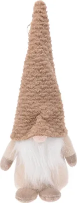 Produktbild von Weihnachtswichtel Wichtel 10x10x32cm, gemusterte Mütze
