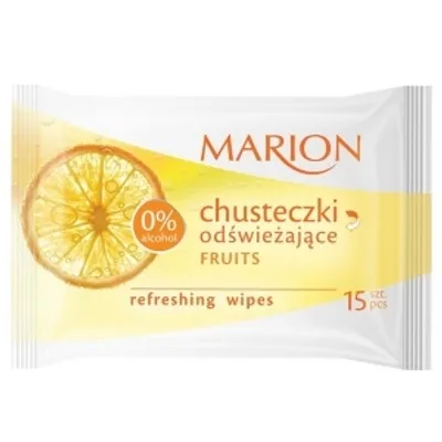 Obrázok produktu pre Marion Chusteczki odświeżajace Fruits 15 sztuk