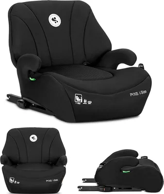 Produktbild von Lorelli Pyxis Isofix Kinderautositz 125-150 cm i-Size R129 Sitzerhöher Booster mit ISOFIX Armlehnen abnehmbarer Bezug