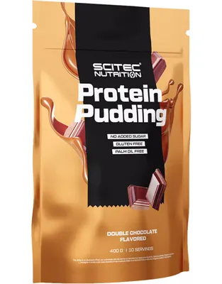 Immagine prodotto di Scitec Nutrition Protein Pudding 400 g al doppio cioccolato / Budini proteici / Delizioso dessert con caseina e siero di latte