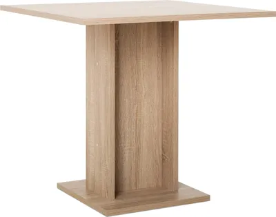 Image de Gustave table à manger carrée classique pour 2-4 personnesReproduction chêne 80 x 80 cm