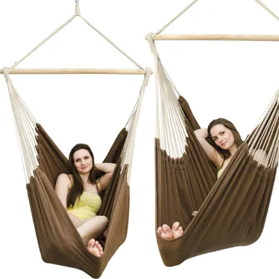 Obrázok produktu pre XXL závesné kreslo HMG-40 Brown