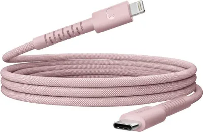 Produktbild von Fresh 'n Rebel FlexWave, 2 m, Lightning, USB C, Stecker, Stecker, Pink