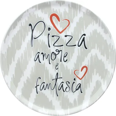 Produktbild von Pizzateller CINZIA "Pizza fantasia", 33 cm, aus Porzellan