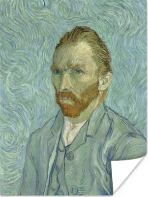 Produktbild von MuchoWow® Poster Selbstporträt - Vincent van Gogh 120x160 cm - Wandbilder