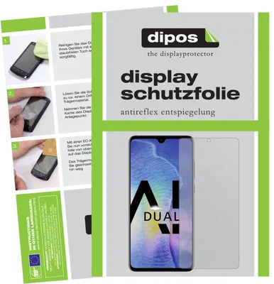 Produktbild von 2+2x Schutzfolie für Huawei Mate 20 matt Displayschutzfolie Folie Display Schutz