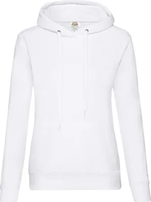 Produktbild von Damen-Sweatshirt mit Kapuze - Weiß, XXL