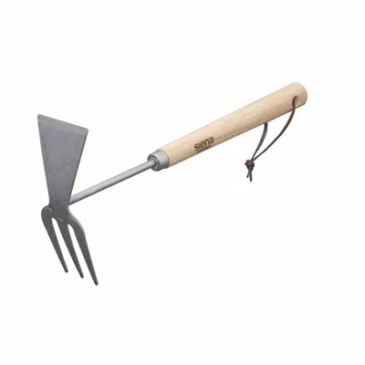 Image de SIENA GARDEN Houe double ISYplant avec manche en frêne
