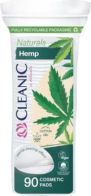 Immagine prodotto di Cleanic Płatki Kosmetyczne Naturals Hemp 90 sztuk