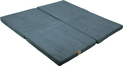 Image de Tapis de jeu carré pour enfants - Tapis de jeu pour chambre de bébé, Aesthetic, Turquoise