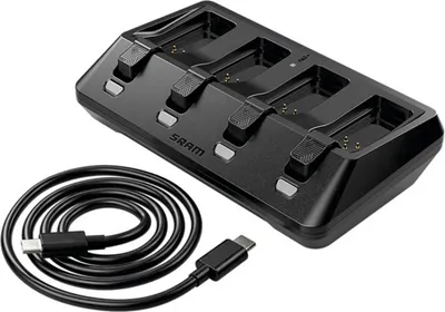 Produktbild von SRAM Ladegerät für 4 Batterien AXS - Schnellladegerät für mehrere Akkus gleic...