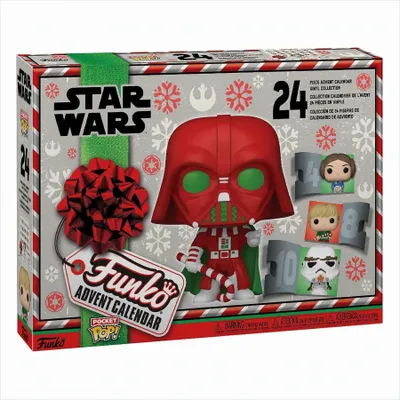 Produktbild von Funko Star Wars Adventskalender Holiday - 24 Pocket POP! Figuren