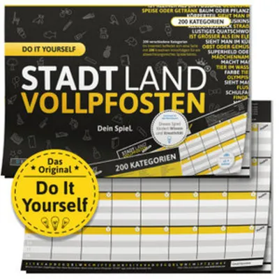 Immagine prodotto di Stadt Land Vollpfosten® - Edizione Fai Da Te