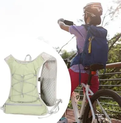 Produktbild von Laufweste, Laufrucksack, Atmungsaktiver Sportrucksack, Rucksack Zum Laufen, Joggen, Radfahren, Camping Und Klettern.