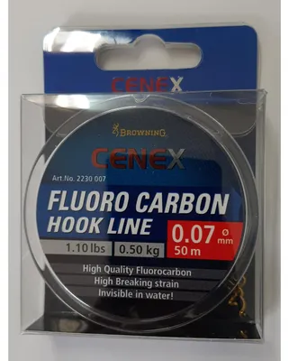 Produktbild von Browning Cenex Fluoro Carbon Vorfach transparent 50m Ø 0,07mm 0,50kg