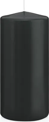 Produktbild von Stumpenkerzen Schwarz 150 x Ø 68 mm, 12 Stück, russarm, tropffrei