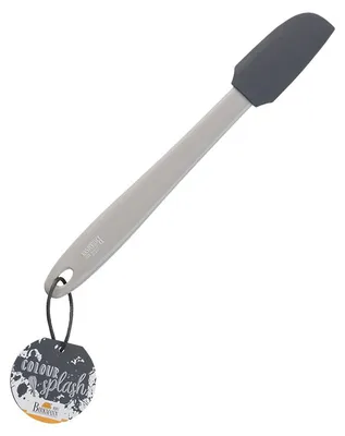 Produktbild von BIRKMANN Mini-Teigschaber, Grau, L 27 x B 3,5 cm, BPA-freies Silikon, Hitzebeständig und Spülmaschine