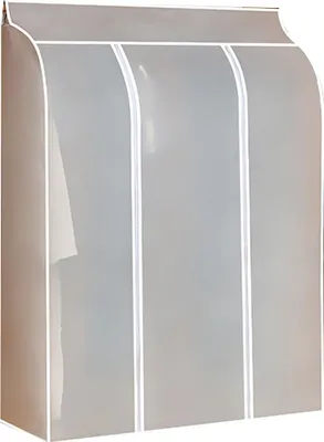Produktbild von Kleidungsstück Staubschutz Anzug Schutzhülle Waschbarer Transparenter Dreidimensionaler Kleidersack zum Aufhängen,Größe: 50*100*120 cm
