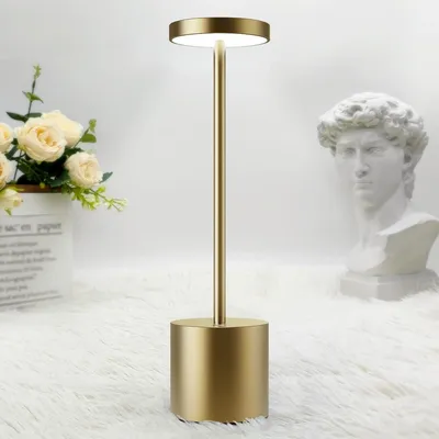 Obrázok produktu pre Nabíjateľná LED stolná lampa s 5000 mAh bezdrôtovou batériou a reguláciou teploty farby