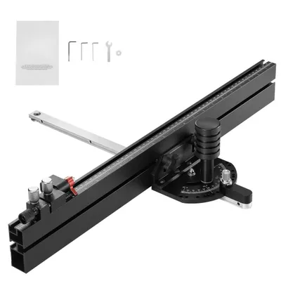 Immagine prodotto di Guida di precisione per seghe circolari da banco - scanalatura standard, 3/4 x 3/8 di pollice - griglia da 24 pollici